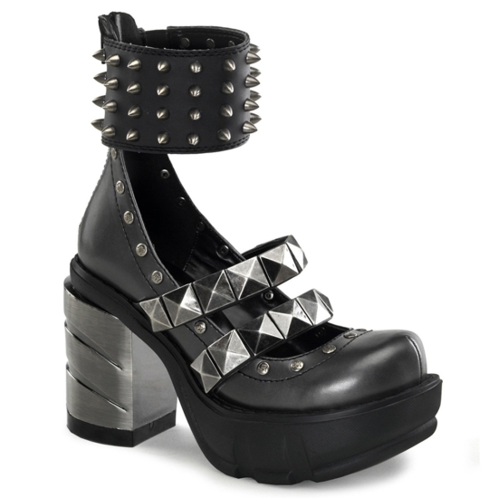 Dark Gray Women's Demonia Sinister - 62 Platforms | WE2067851